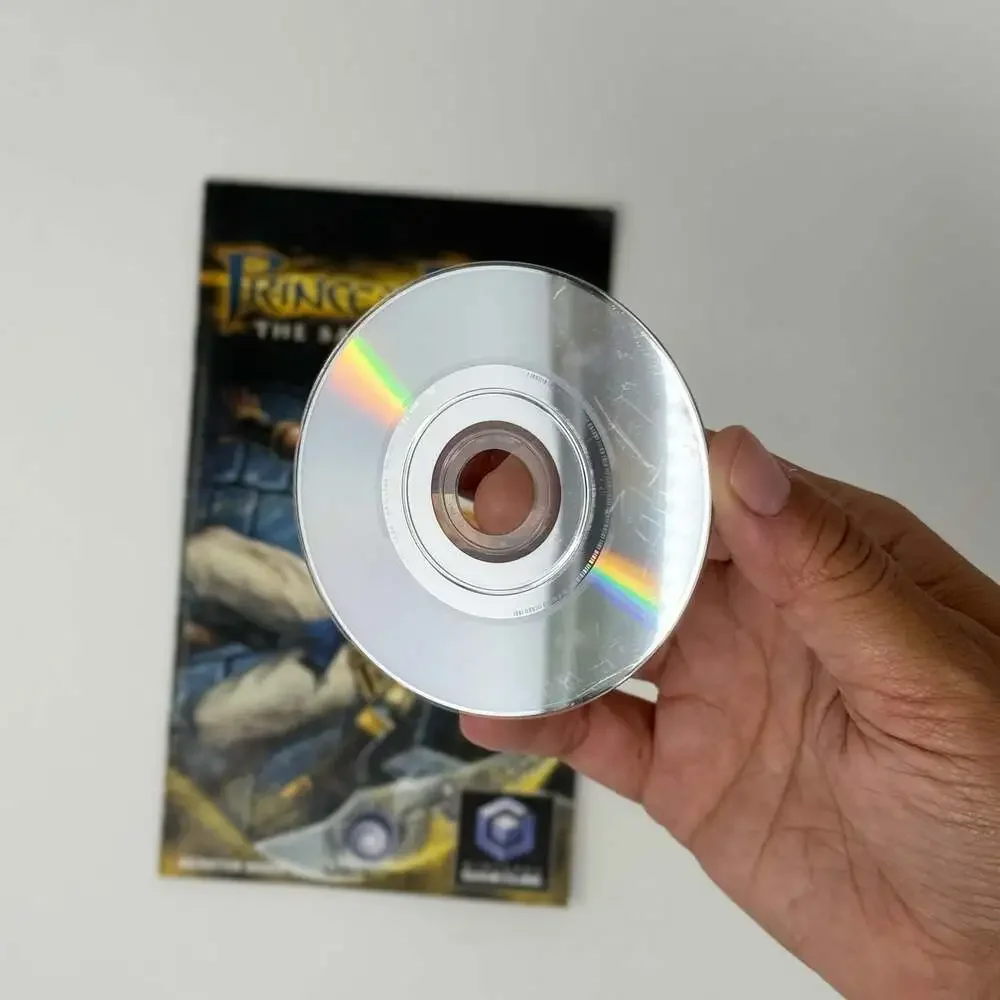 Prince of Persia: The Sands of Time Nintendo GameCube Disc and Manual
